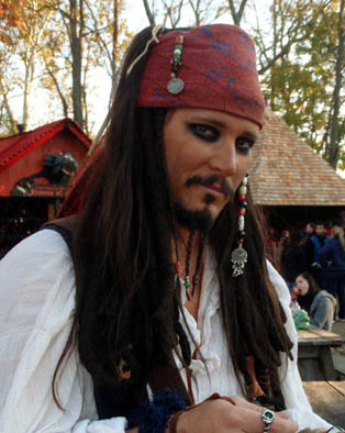 Ken Byrne as Captain Jack Sparrow Celebrity Impersonator -Cincinnati Makeup Artist Jodi Byrne 7